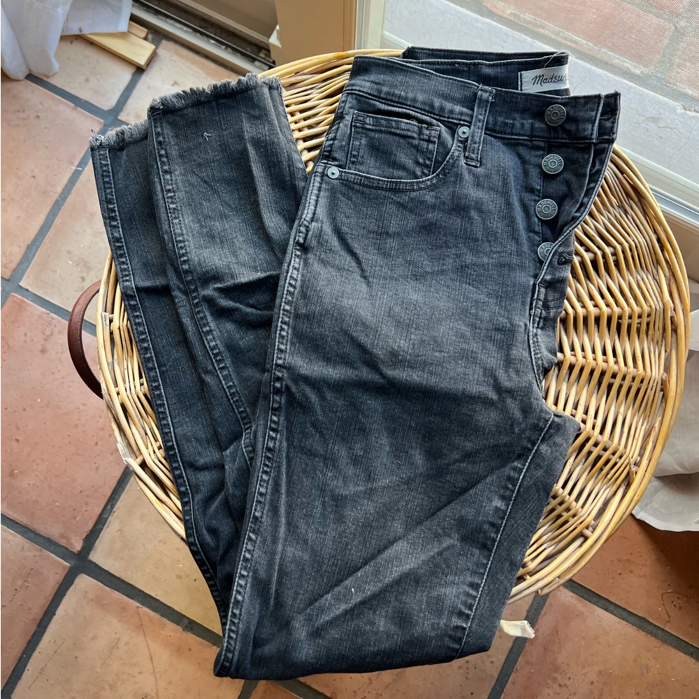Madewell Button-Fly Jeans Size 26 / 10” High Rise Skinny
